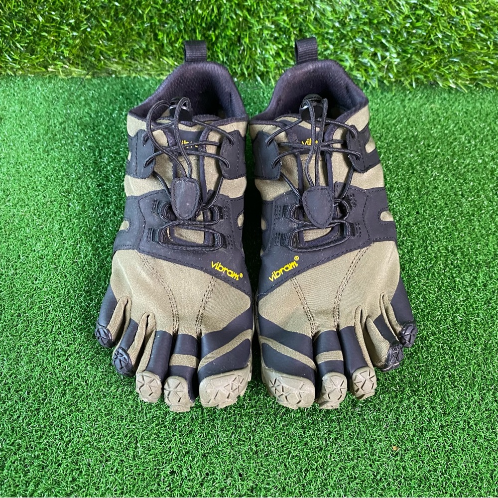 Vibram Women's FiveFingers Black and Olive Shoes